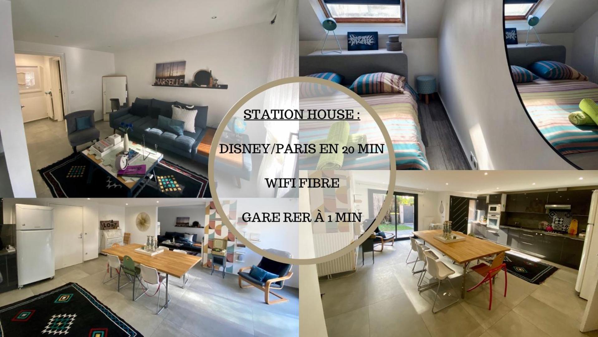 Station House - Maison Entre Disneyland Et Paris Roissy-en-Brie Ngoại thất bức ảnh